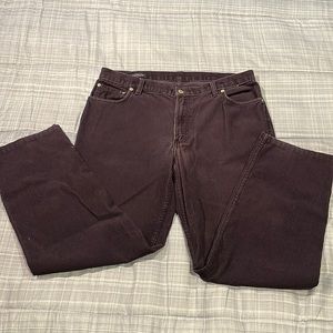 Land End mens size 36 Corduroy pants  blue